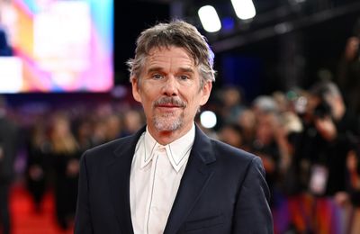 Ethan Hawke's wife fled set after seeing his 'combover'