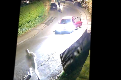 Men disguised in hazmat suits chase down wrong victim in attempted machete attack