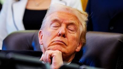 Trump plunges head into sand, cancels GDP, inflation and job reports, pretends everything’s just peachy
