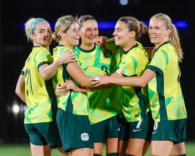 High-fives all round for the Matildas as they crush New Zealand in friendly