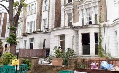 Blaze rips through smoker’s flat as 25 firefighters race to scene in Notting Hill