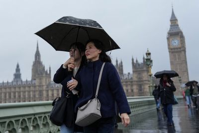 Flood warning as London to be battered by torrential rain this weekend