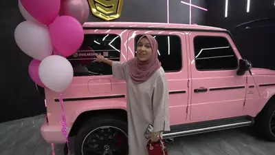 ‘That girl is not me’: YouTuber calls dealer about viral pink G-Wagon after fans beg her to buy it, and immediately regrets asking