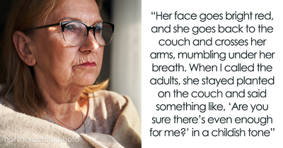 MIL Treats Thanksgiving Like A Free Buffet, Hogging The Food, Pouts Like A Kid When DIL Confronts Her