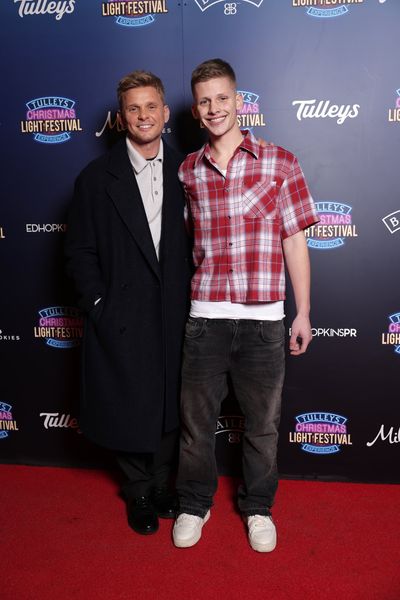 Jeff and Freddy Brazier put on united front at Tulleys Christmas Lights following week from hell