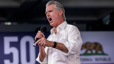 Governer Newsom promises to rescue America from the ‘Demented Piggie’ who has made America ‘weak’