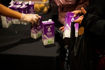 Bread, diapers and hope: how Trinity church feeds New York’s hungry