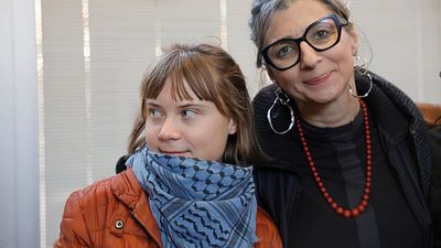 Global mobilisation in solidarity with Palestine: Thunberg and Albanese lead march in Rome