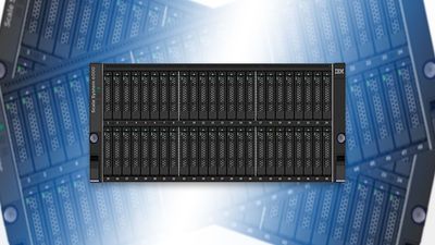 Talk about a triple threat - IBM says it can now support up to 47PB on a full rack, so load it up