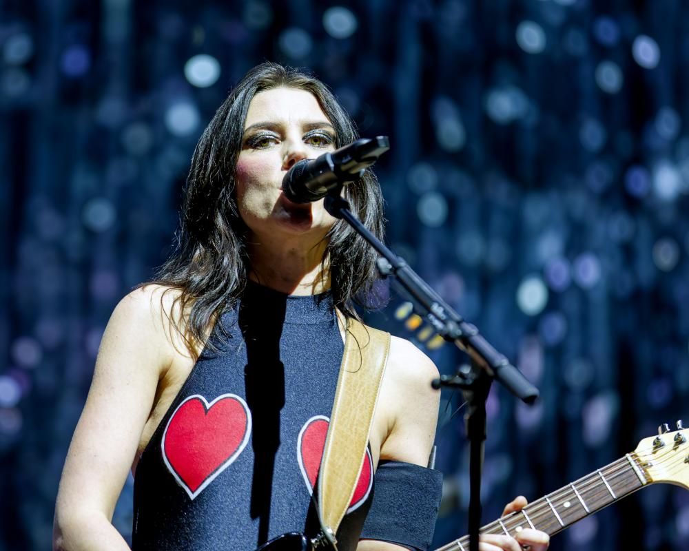Image for Wolf Alice review – indie chameleons sparkle on a glam-rock bender