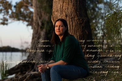 At Boobera Lagoon, I dip my toes into learning a long-dormant language