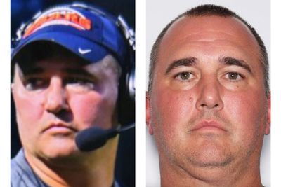 Football coach wanted on child porn charges last seen in woods with a gun, family says