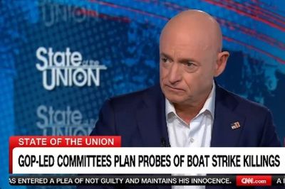 Mark Kelly says Pete Hegseth reported ‘double-tap strike ‘ on alleged drug boat ‘seems’ to be a war crime