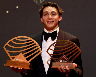 Duplantis wins top award and takes aim at Grand Slam Track’s exclusion of field events