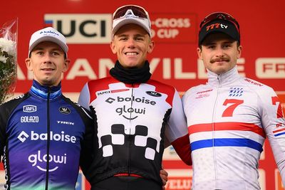 'I was on my limit' - Cameron Mason forced to play catch-up after unclipping off the start line, bounces back to first World Cup podium in Flamanville