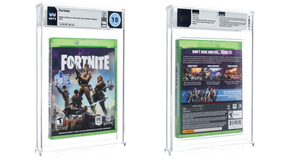 Sealed, physical copy of Fortnite from 2017 sells for $42,500 at auction — Perfect condition disc contains original Save The World mode and exclusive cosmetics pack
