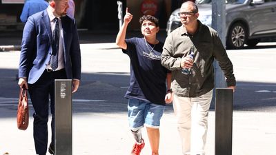 Brave boy who lost mum, leg attends chopper crash probe