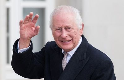 King Charles' curtains turned into Christmas stockings