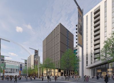Huge new hotel on the steps of Wembley Stadium is unveiled