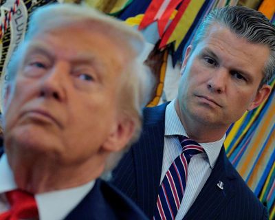 Trump discusses Venezuela with advisers as Hegseth distances himself from second strike on suspected drug boat –as it happened