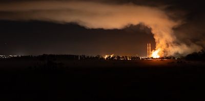 When the world’s largest battery power plant caught fire, toxic metals rained down – wetlands captured the fallout