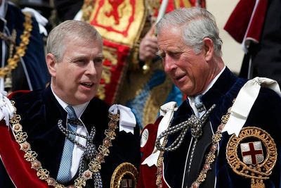 King strips Andrew of Garter and Royal Victorian Order honours