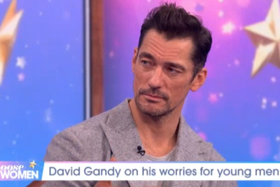 Supermodel David Gandy says young men feel ‘demonised’ from being taught they are ‘the problem in society’