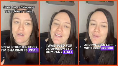 Woman sued by company that does not exist and ends up thousands in debt despite the case being thrown out