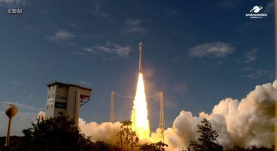 Europe's Vega C rocket launches advanced Korean Earth-observation satellite to orbit (video)