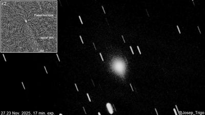 Interstellar comet 3I/ATLAS is erupting in 'ice volcanoes', new images suggest