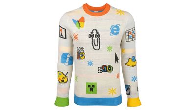 Proving truly nothing is sacred, Microsoft has included the Copilot AI logo on this year's ugly Windows Christmas sweater
