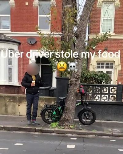 South London mum catches Uber Eats rider eating her McDonalds order