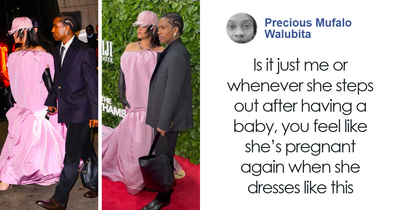 “Did He Forget To Leave The Diaper Bag At Home?”: Wild Reactions To Rihanna’s Red Carpet Look