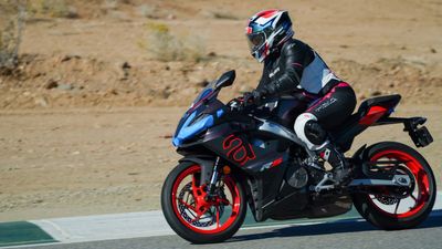 I Just Rode an Aprilia For the First Time In Its Natural Habitat: The Racetrack