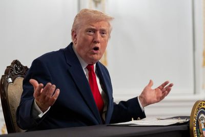 Trump’s night of 160 posts on Truth Social fuels debate about US president’s stamina