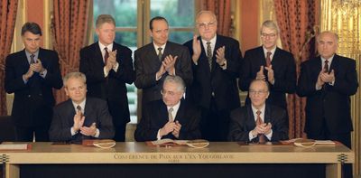 Thirty years after the Balkans peace deal, a different US leadership is fumbling the war in Ukraine