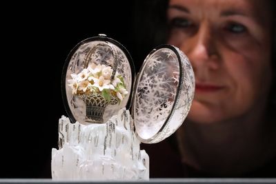 Rare Faberge egg covered in diamonds shatters world record fee