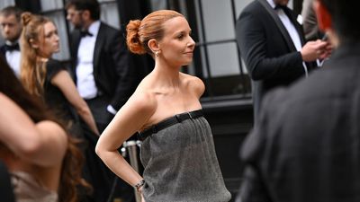 Stacey Dooley's striking Christmas tree is dripping in tinsel and disco balls – once again, it's dividing opinion