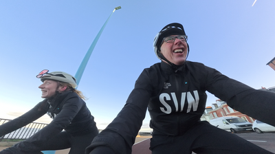 'He's actually fairly good' - meet the influencer finding unexpected joy in teaching her dad how to cycle