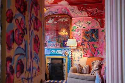Home hand-painted by British artist goes on the market as £2 million work of art