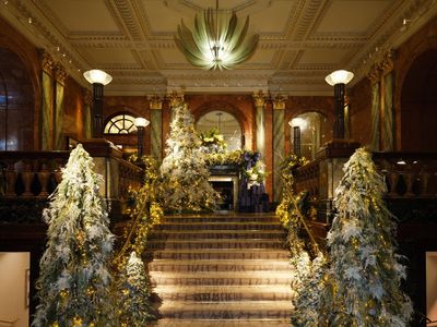 The most fabulous London hotel Christmas trees
