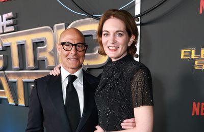 Stanley Tucci's wife Felicity Blunt was 'thrilled' when he became a 'thirst meme'