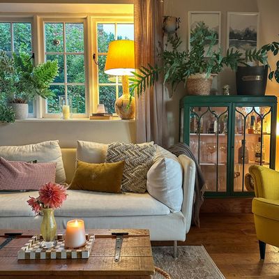 I never (ever!) turn on the big light – these are the ingenious ways I illuminate my home that feel so much softer and warmer