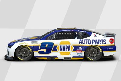 Hendrick reveals updated NAPA paint scheme for Chase Elliott