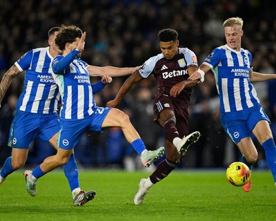 Ollie Watkins double helps Aston Villa win seven-goal thriller at Brighton