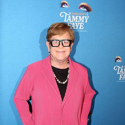 Elton John's granny chic kitchen dials up the luxe factor with this unusual gallery wall trick – this is why you should be taking your artwork to the floor