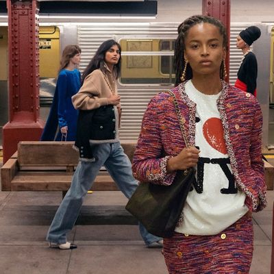 New York City Commuter Style Gets a Chanel Métiers d'Art Glow-Up