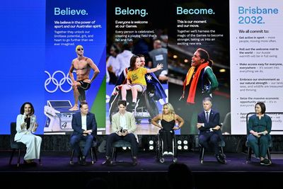 Believe, belong, become, boring, bizarre: Brisbane Olympics motto panned as ‘lazy and weirdly evangelical’