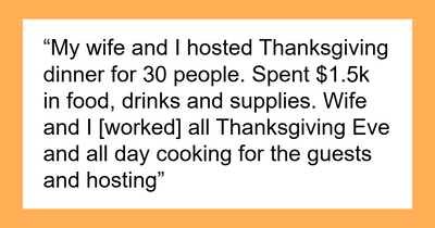 Couple Hosts Expensive Thanksgiving Dinner, Plan To Enjoy The Leftovers Only To Realize They’re Gone