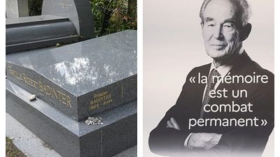 French student convicted of vandalising Robert Badinter's grave